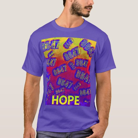 8647 HOPE by focusln Tシャツ (正面)