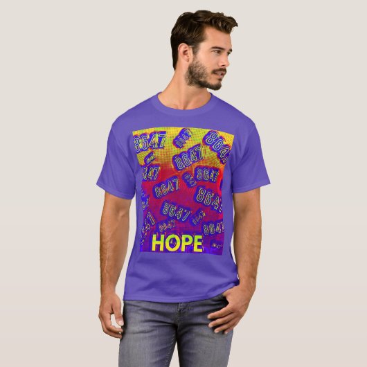 8647 HOPE by focusln Tシャツ (正面フル)