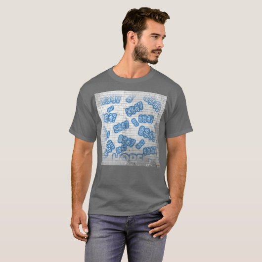 8647 HOPE by focusln Tシャツ (正面フル)