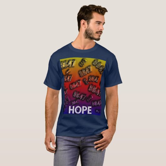 8647 HOPE by focusln Tシャツ (正面フル)
