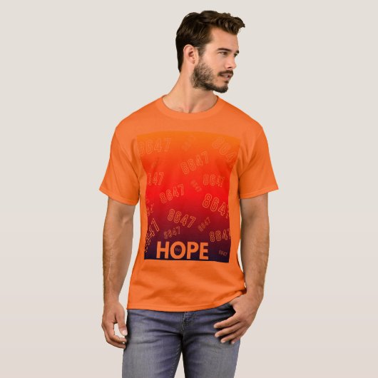 8647 HOPE by focusln Tシャツ (正面フル)