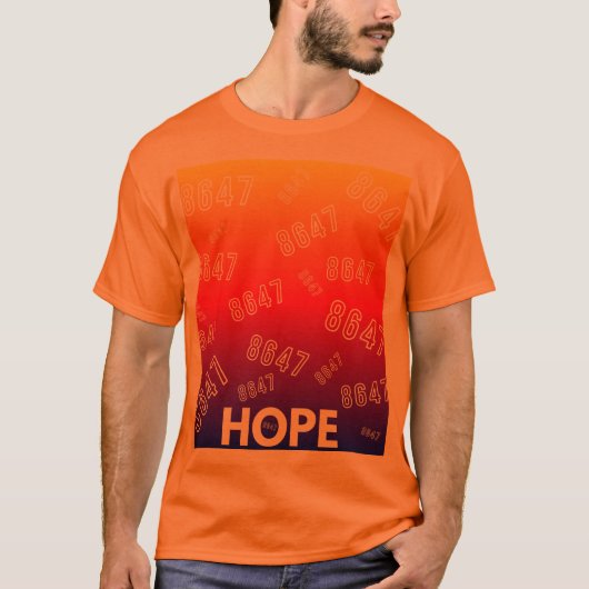 8647 HOPE by focusln Tシャツ (正面)