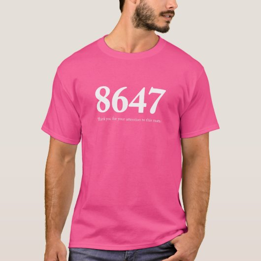 8647 Tシャツ (正面)
