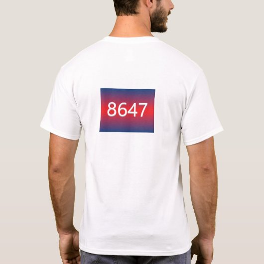 8647 Tシャツ (裏面)