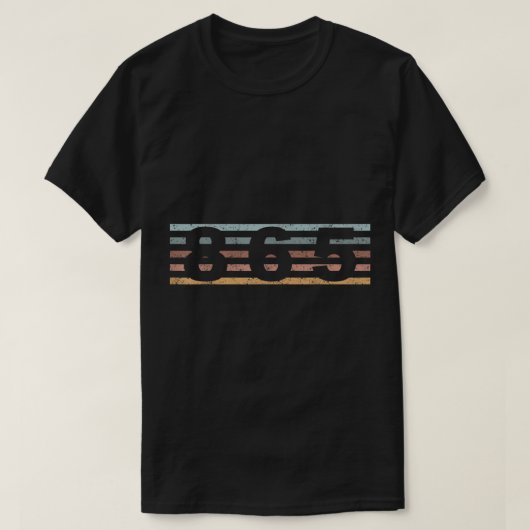 865エリアコードレトロテネシーノックスビル Tシャツ (デザイン正面)