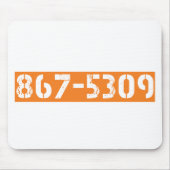 867-5309 マウスパッド (正面)
