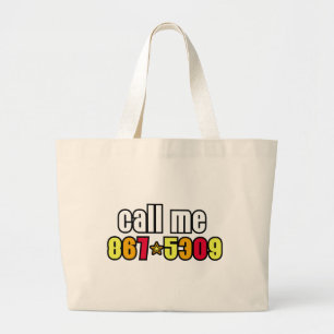 867-5309 ラージトートバッグ