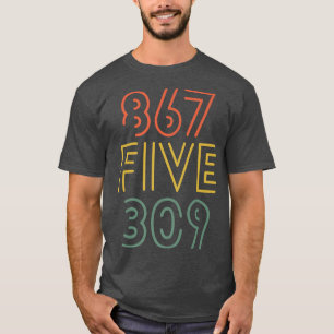 867 Five 309 Nostalic 80sヴィンテージ80年代レトロ Tシャツ