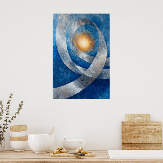 869抽象芸術 ポスター (キッチン)