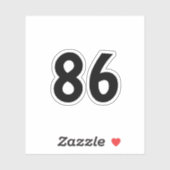 86 シール (シート)