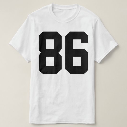 86 言論の自由 Tシャツ (デザイン正面)
