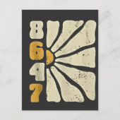 86 47アンチトランプおもしろいフローラユーモア ポストカード (正面)