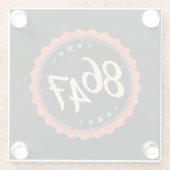 86 47アンチトランプおもしろい ガラスコースター (裏面)