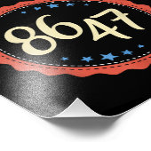 86 47アンチトランプおもしろい フォトプリント            (角)