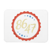 86 47アンチトランプおもしろい マグネット (横)