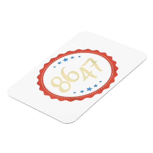 86 47アンチトランプおもしろい マグネット (左側)