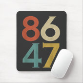 86 47ダンプトランプクールレトロアンチ – トランプ マウスパッド (マウス)