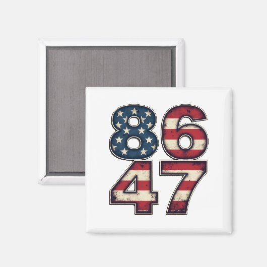 86 47マガ誇りを持ったトランプ大統領就任日 マグネット (正面/裏面)