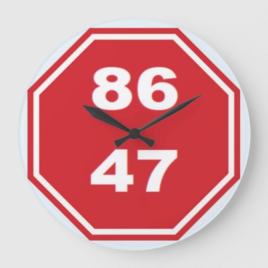 86  47 ラージ壁時計 (正面)