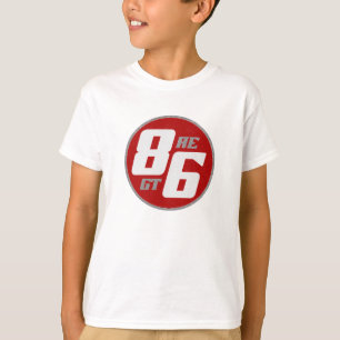 86 aeかgtか。 tシャツ