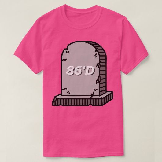 86x27d墓石 tシャツ (デザイン正面)