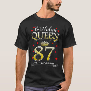 87歳と素晴らしい87歳の女性のための87誕生日 Tシャツ