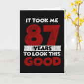 87歳のバデーが私を87歳の誕生日 カード (黄色い花)