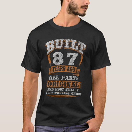 87歳誕生日ことわざ87誕生日 Tシャツ (正面)