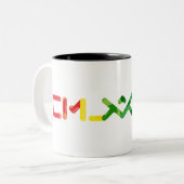 「87破裂音 ツートーンマグカップ (正面左)