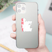 87誕生日嬉しい私は87今日のギフトおもしろい シール (スマートフォン)