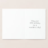 87誕生日~アールデコスタイル「87」と名前をカスタムする 箔カード (内部)