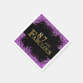 87誕生日 スタンダードカクテルナプキン (角)