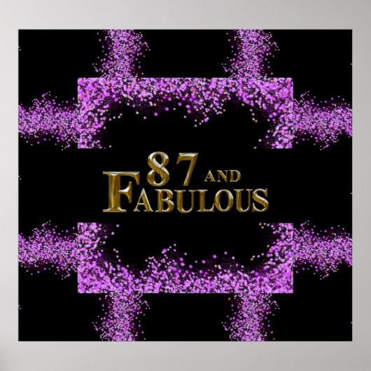 87誕生日 ポスター (正面)