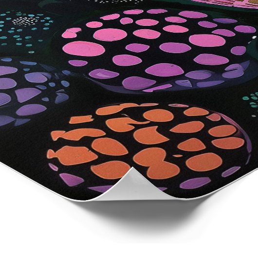 874抽象芸術 ポスター (角)