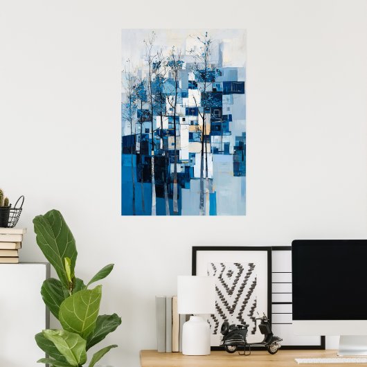 876抽象芸術 ポスター (ホームオフィス)