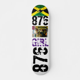 876 GIRL JMTJAMAICA 7 3/4" スケートボードデッキ