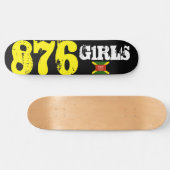 876 GIRLS スケートボード (横)
