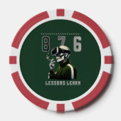 876 LESSONS LEARN Poker Chip ポーカーチップ (正面)