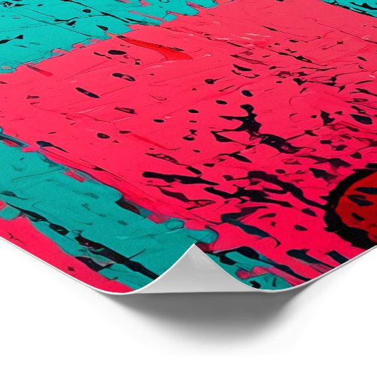 878抽象芸術 ポスター (角)