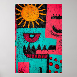 878抽象芸術 ポスター