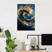 879抽象芸術 ポスター (ホームオフィス)