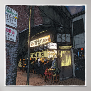 87:羅生門/新橋 ポスター