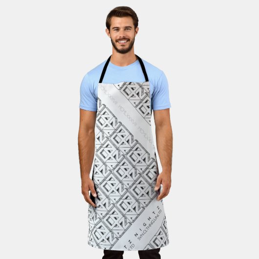 87thおよびNightz エプロン (着用した状態)