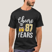 87Th Cheers To 87 Beer Tシャツ (正面)