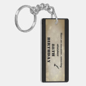 88パーソナライズされた誕生日アクリル酸キーチェーン キーホルダー (正面左)