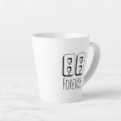 88フォーエバーラテマグ カフェラテマグ (右アングル)