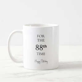 88回目のお誕生日おめでとう コーヒーマグカップ