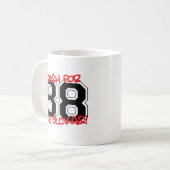 88年の新型 コーヒーマグカップ (正面左)