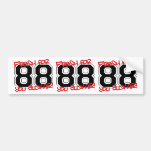 88年の新型 バンパーステッカー