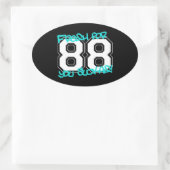 88年の新型 楕円形シール (バッグ)